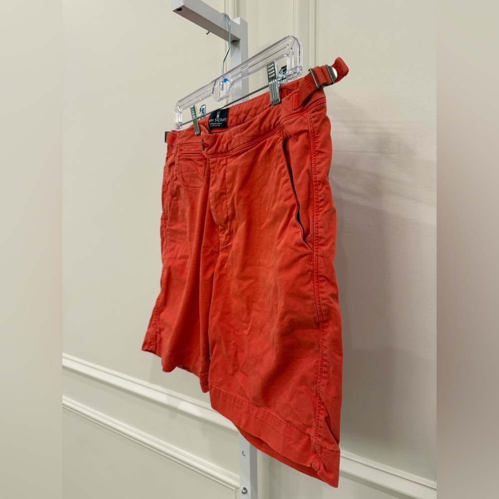 Psycho Bunny Vibrant Red Flat Front Shorts - Picture 3 of 9